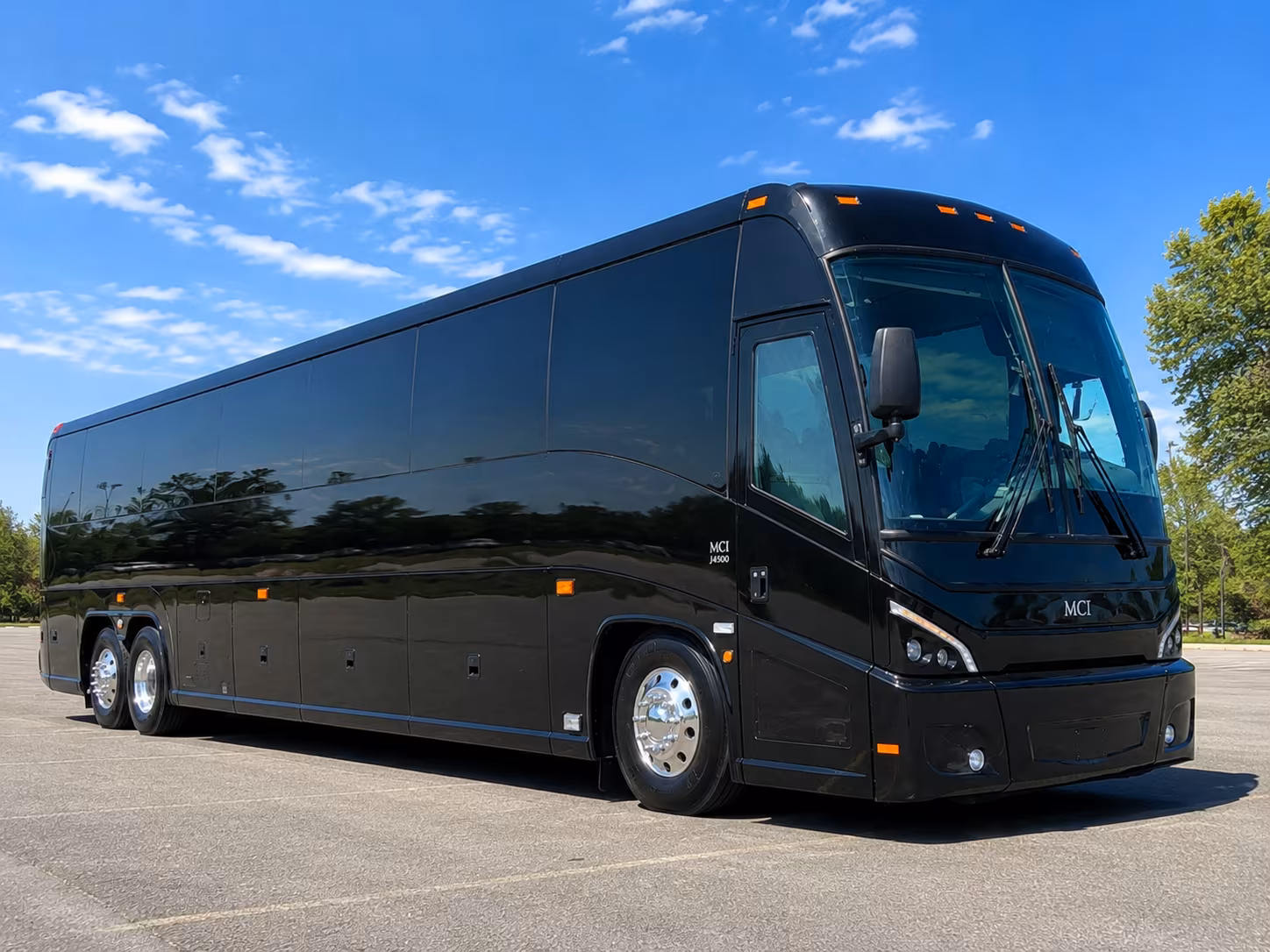 waterbury charter bus rental exterior